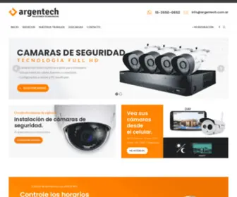 Argentech.com.ar(Sistemas de seguridad) Screenshot