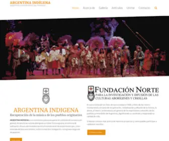 Argentina-Indigena.org(Argentina Indígena) Screenshot