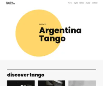 Argentina-Tango.com(Argentina Tango) Screenshot