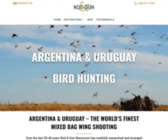 Argentinabirdhunting.com(Argentina Guided Duck Hunting) Screenshot