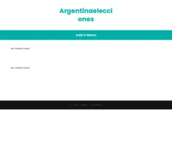Argentinaelecciones.com(ELECCIONES 2013 ARGENTINA) Screenshot