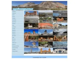 Argentinaengps.com.ar(El portal de turismo donde comienzan tus vacaciones) Screenshot