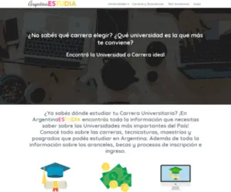 Argentinaestudia.com(Argentina Estudia) Screenshot