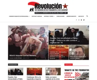 Argentinamilitante.org(Sitio web de la Corriente Socialista Militante) Screenshot