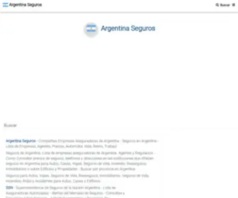 Argentinaseguros.com(Seguros en Argentina) Screenshot