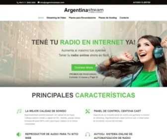 Argentinastream.com(Los mejores servidores alta calidad y siempre online) Screenshot