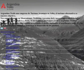 Argentinatrails.com.ar(Turismo Aventura en Salta) Screenshot