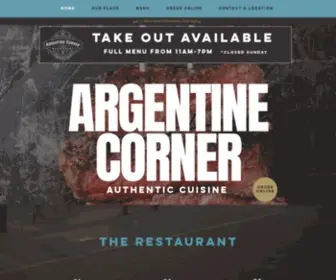 Argentinecorner.com(Argentine-corner) Screenshot