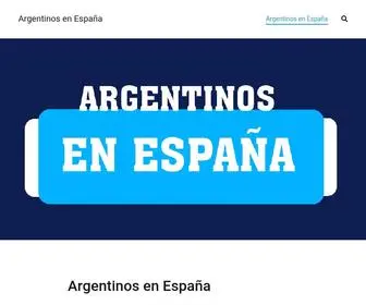 Argentinosenespana.es(España) Screenshot