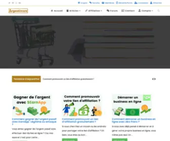 Argentivore.com(Marketing numérique et Business en ligne) Screenshot