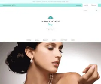 Argentondesign.com(Buy Bespoke Handmade Fine Jewellery by Argenton Design) Screenshot