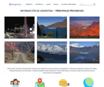 Argentour.com(Información de argentina) Screenshot