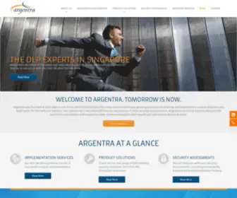 Argentra.com(IT and Information Security Consultant in Singapore) Screenshot