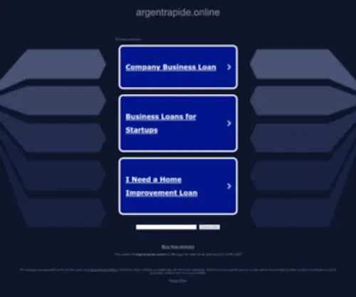 Argentrapide.online(Argent Rapide) Screenshot