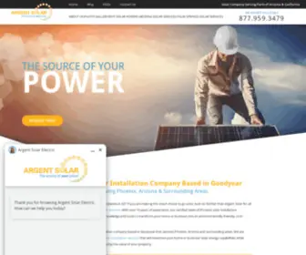 Argentsolar.com(Solar Panel Installation Company) Screenshot