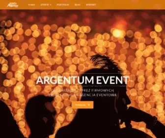 Argentum-Event.pl(Agencja eventowa Argentum Event) Screenshot