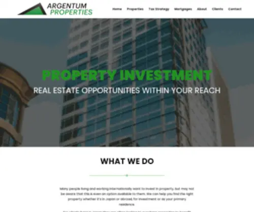 Argentum-Properties.com(Properties & Mortgages) Screenshot