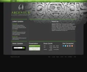 Argentumsilvercorp.com(Aberdeen minerals limited) Screenshot