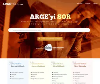 Argeyisor.com(Argeyi Sor) Screenshot