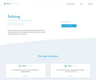 Argo-Venture-Studio.com(Argo Venture Studio) Screenshot