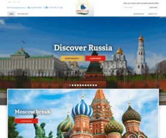 Argoclub.co(Official page of incoming tour operator 'ARGO CLUB' in Russia. All land arrangements) Screenshot