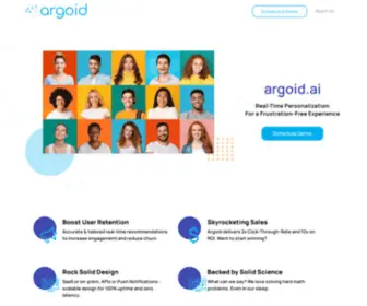 Argoid.com(Recommendation System) Screenshot