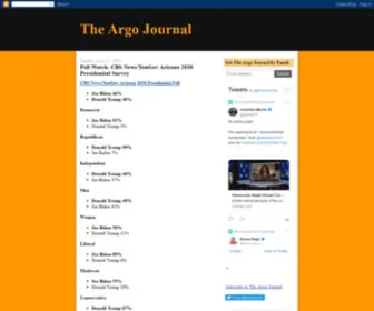 Argojournal.com(The Argo Journal) Screenshot