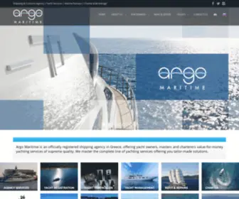 Argomaritime.com.gr(Argo Maritime) Screenshot