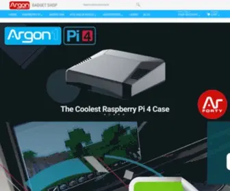 Argon40.com(Argon 40 Technologies Web Store) Screenshot