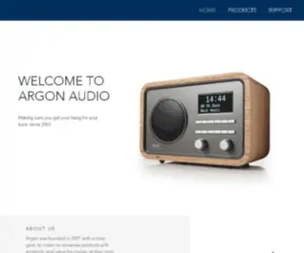 Argonaudio.com(Argon Audio) Screenshot