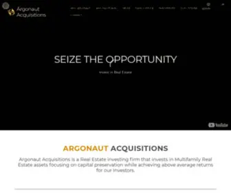 Argonautacquisitions.com(Seize The Opportunity) Screenshot