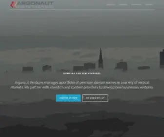 Argonautventures.com(Domain Names for New Ventures) Screenshot