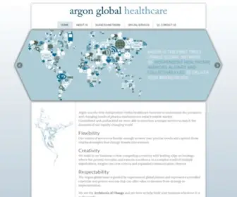 Argonnetwork.com(Argon Global Healthcare) Screenshot