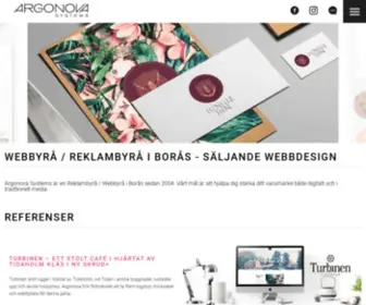 Argonova.se(Webbyrå i Borås) Screenshot