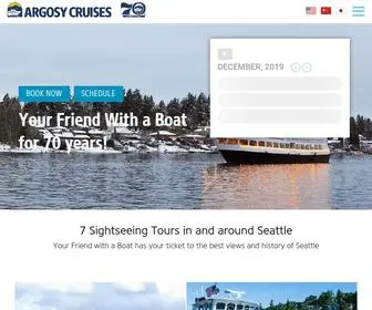 Argosycruises.com(Seattle Boat Tours & Events) Screenshot