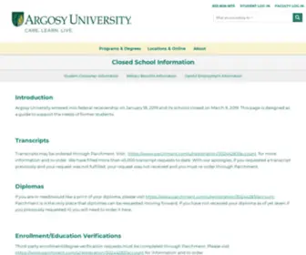 Argosyeducation.com(Argosy University) Screenshot