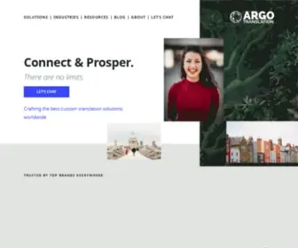 Argotrans.com(Translation Services) Screenshot