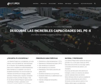 Argpex.com(Tuberías Reticuladas // Minería) Screenshot