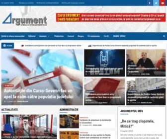 Argument-CS.ro(Ştiri şi informaţii din Caraş) Screenshot
