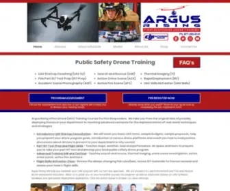 Argusrising.com(First Responder Drone Training) Screenshot