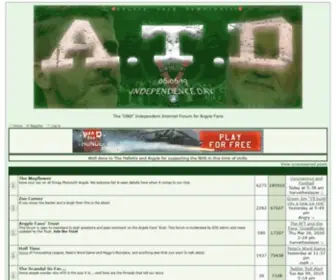 Argyletd.com(A democratic Plymouth Argyle forum where fans can discuss the Pilgrim's Progress. ATD) Screenshot