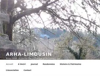 Arha-Limousin.com(Accueil) Screenshot