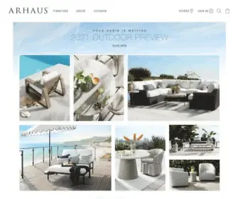 Arhaus.com(Quality Home and Outdoor Furniture) Screenshot
