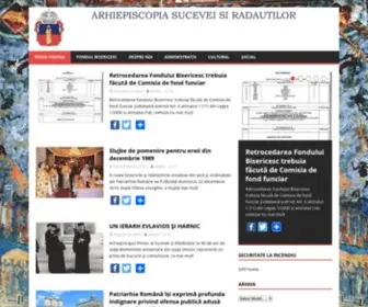 Arhiepiscopiasucevei.ro(Prima pagina) Screenshot