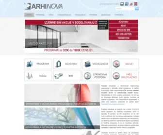 Arhinova.si(AutoCAD) Screenshot