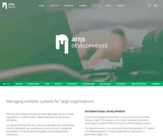 ARHS-Developments.com(Arηs Developments) Screenshot