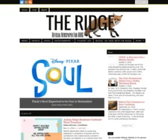 Arhsnewspaper.com(The Ridge) Screenshot