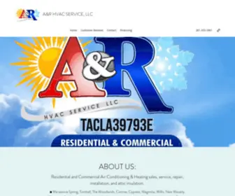 Arhvacservice.com(A&R HVAC SERVICE) Screenshot