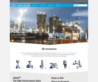 Ari-Armaturen.com(Home ) Screenshot