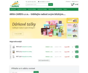 Aria-Cards.cz(Využijte nabídku našeho e) Screenshot